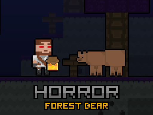 Horror Forest Bear Cover