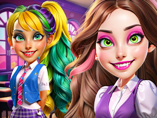 Princesses at Horror School Cover