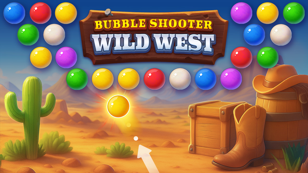 Bubble Shooter Wild West Cover