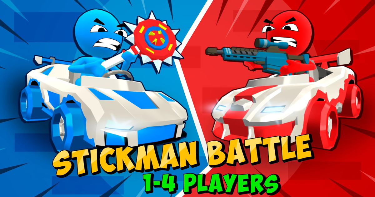 Stickman battle 1-4 Players Cover